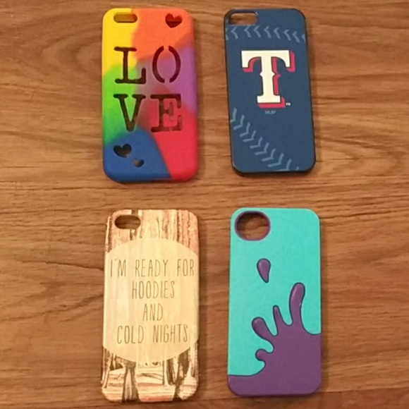 Accessories - 4 iPhone 5/5S/SE Cases, Can be bought separately!